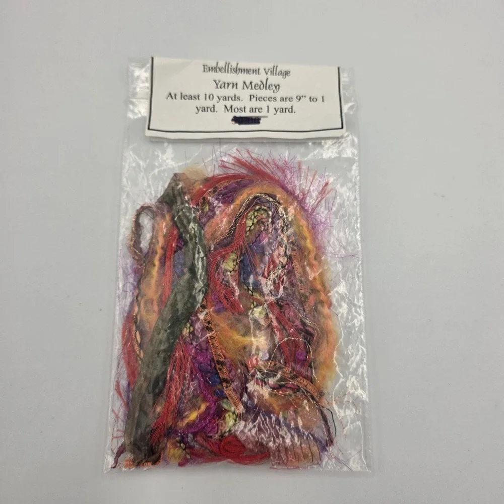 Embellishment Village Yarn Medley‎ String Scrapbook Thread Fabulous Fibers